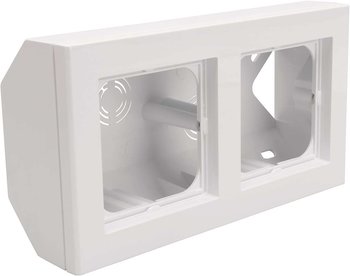 MALMBERGS Hörnbox Optima 2-vägs Vit