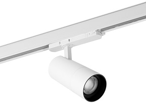 MALMBERGS Track Light M-spot Zoom, CCT, 3-fas, 24-35W, 230V, IP20, Vit/Svart