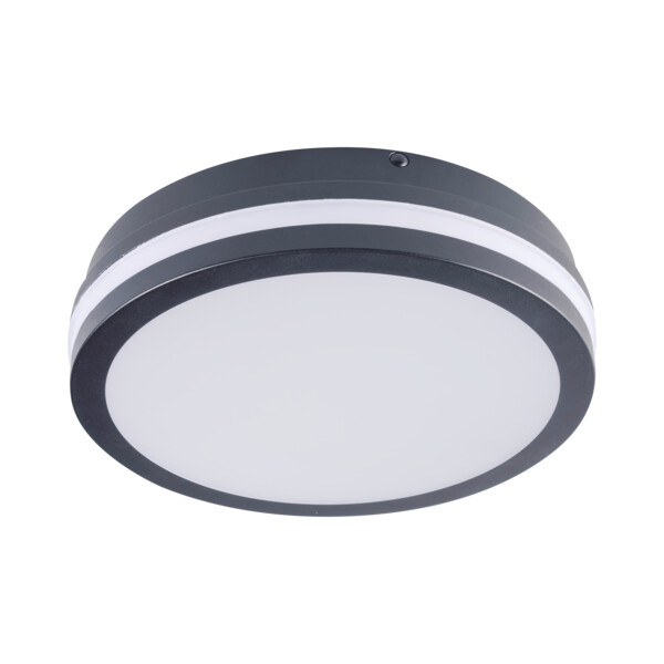KANLUX Plafond BENO IP65 12-18W CCT Rund grafit Sensor