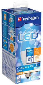 Verbatim E14 kron 4W (15W) 2700K dim - 2