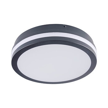 KANLUX Plafond BENO IP65 24-30W CCT Rund grafit Sensor