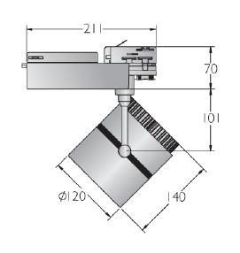 Track-LED 3000K 42W 24° - 2