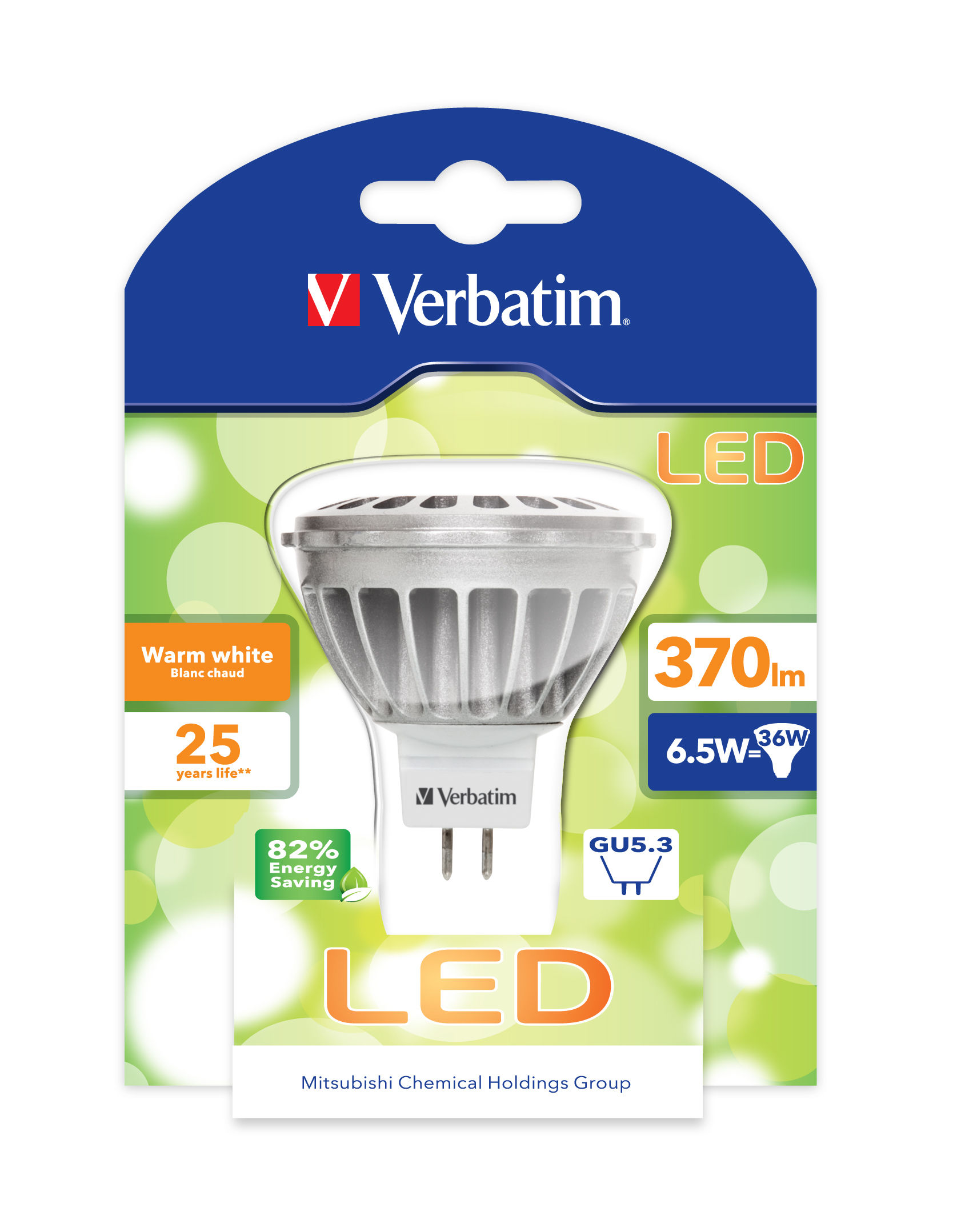 Verbatim MR16 6,5W (36W) 3000K - 2