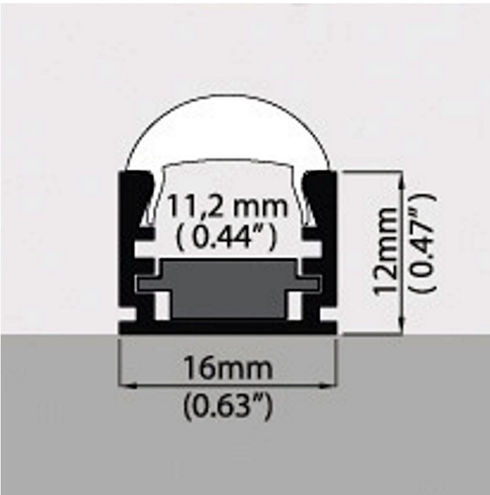 Aluminiumprofil Adjust 16x12mm - 3