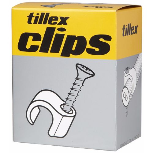 TILLEX Skruvclips SC 10-14 Vit