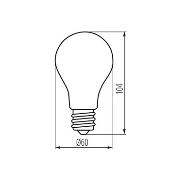 KANLUX XLED E27 7W (60W) 2700K Klickdim