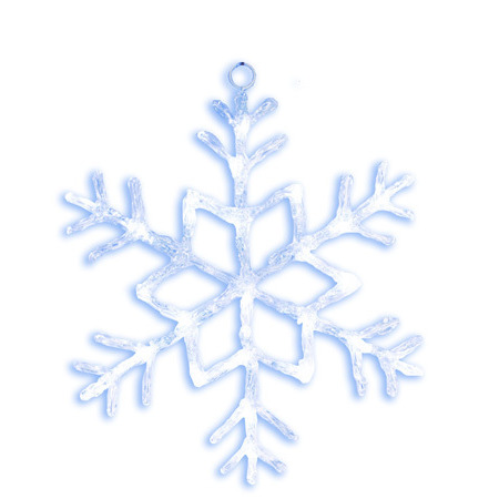 STAR TRADING Snöflinga Antarctica Kallvit 40 cm
