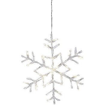 STAR TRADING Snöflinga Antarctica Varmvit 40 cm