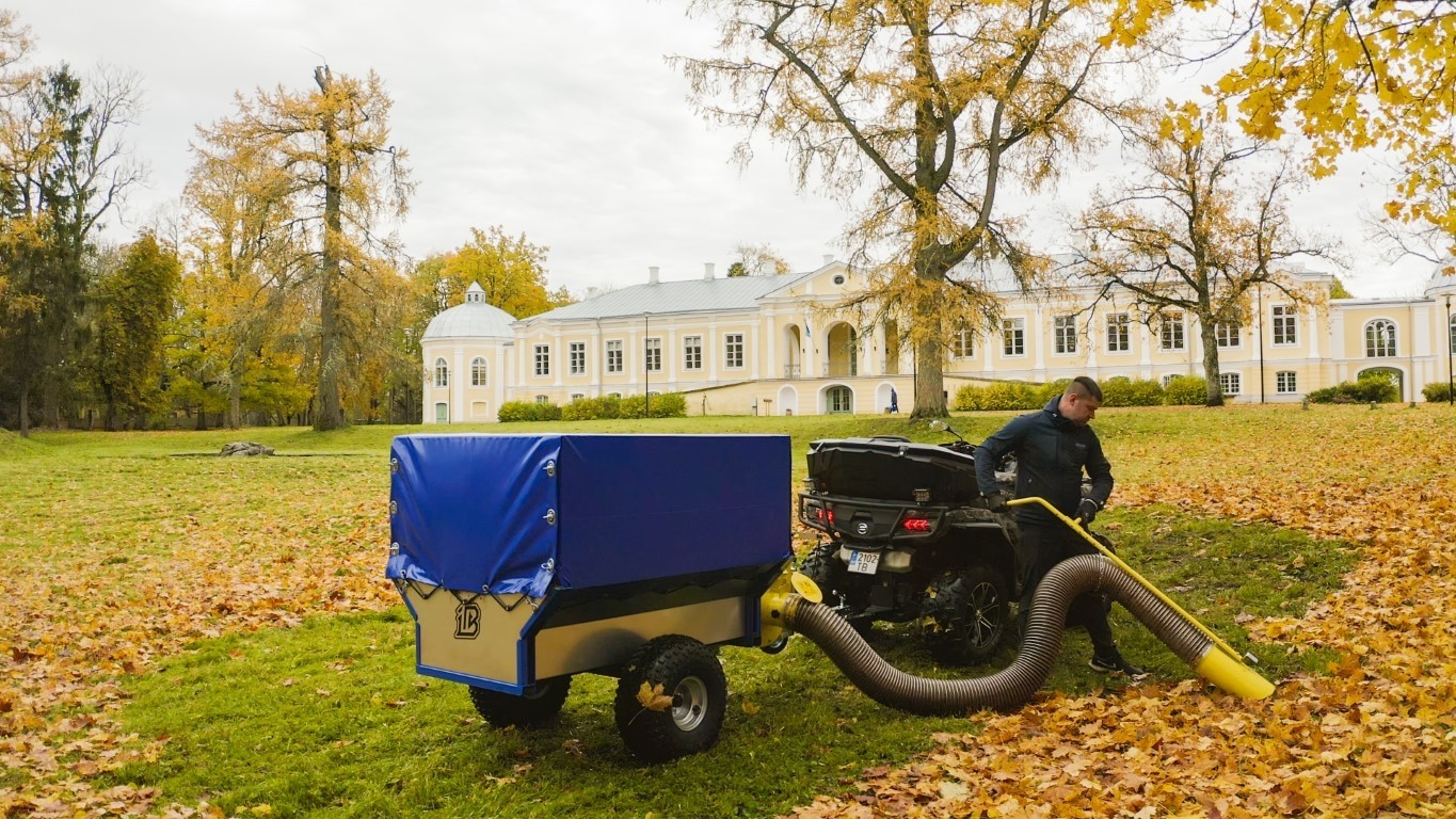 ATV-Vagn med lövsug - 2