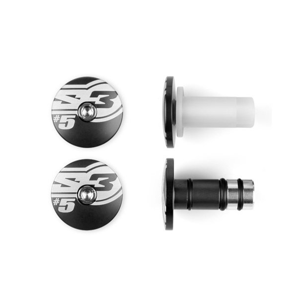 S3 GRIP ENDS SET BLACK
