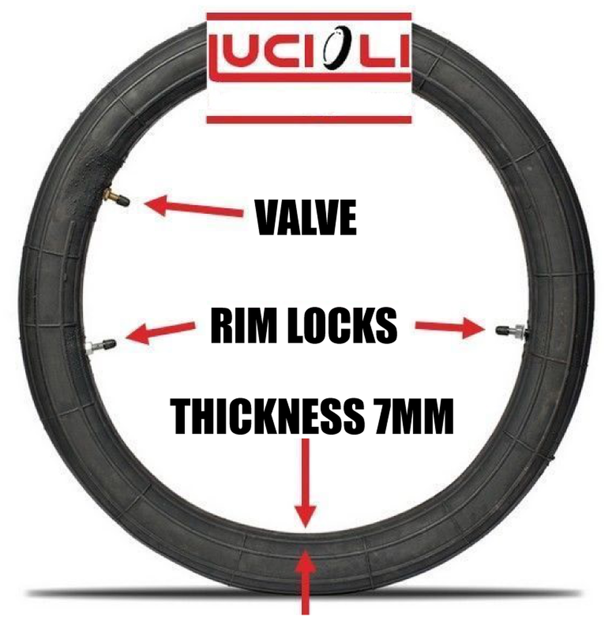 Lucioli 7mm  120/80-18 - 140/100 -18