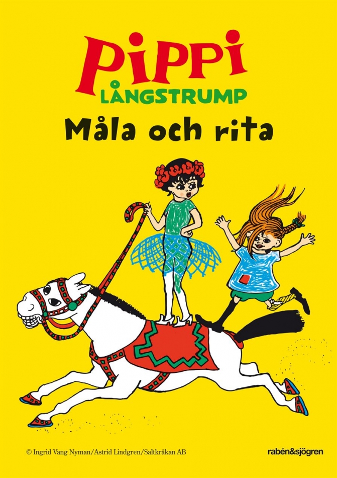 Pippi Långstrump - Måla och rita