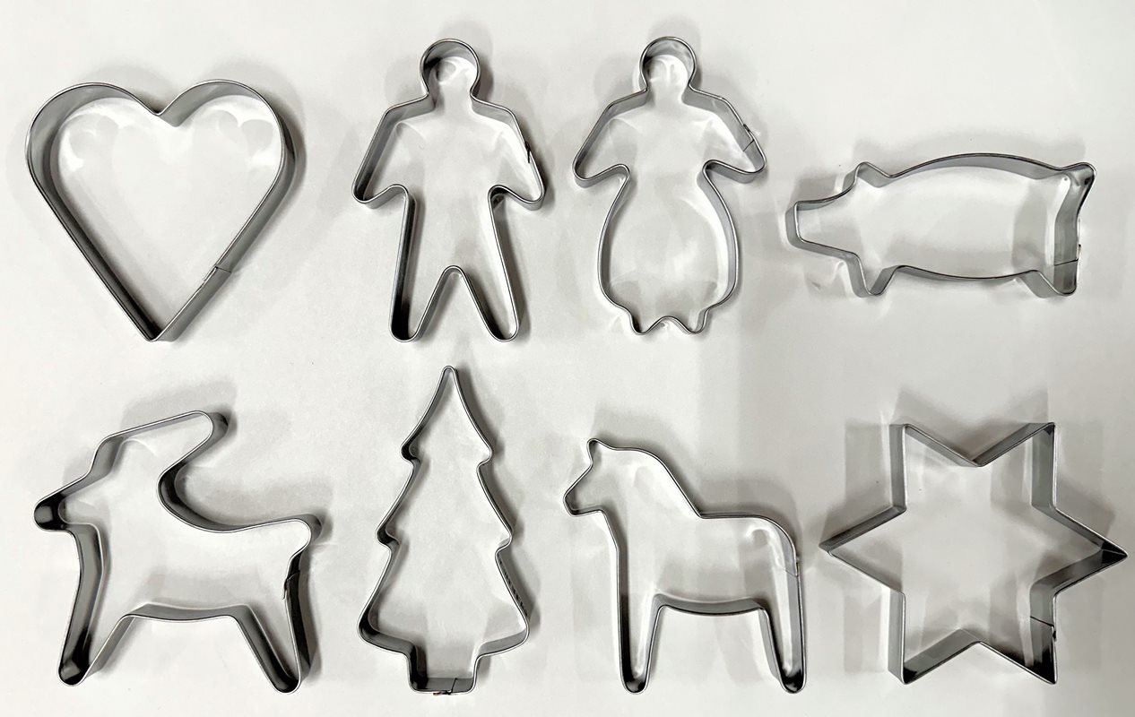 Pepparkaksmått i rostfritt stål - Gris - 2