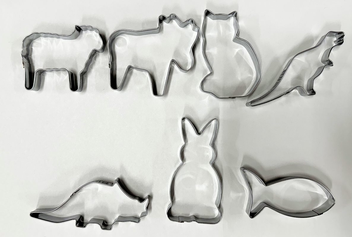 Pepparkaksmått i rostfritt stål - Älg - 2