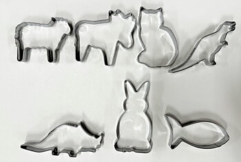 Pepparkaksmått i rostfritt stål - Älg