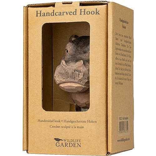 Handsnidad hängare Flodhäst - 6