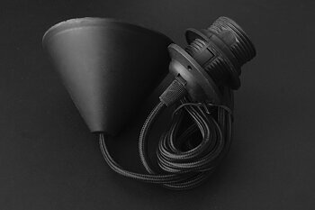 Textile cable black