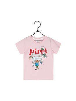 Pippi Longstocking Classic T-shirt - Pink 146/152