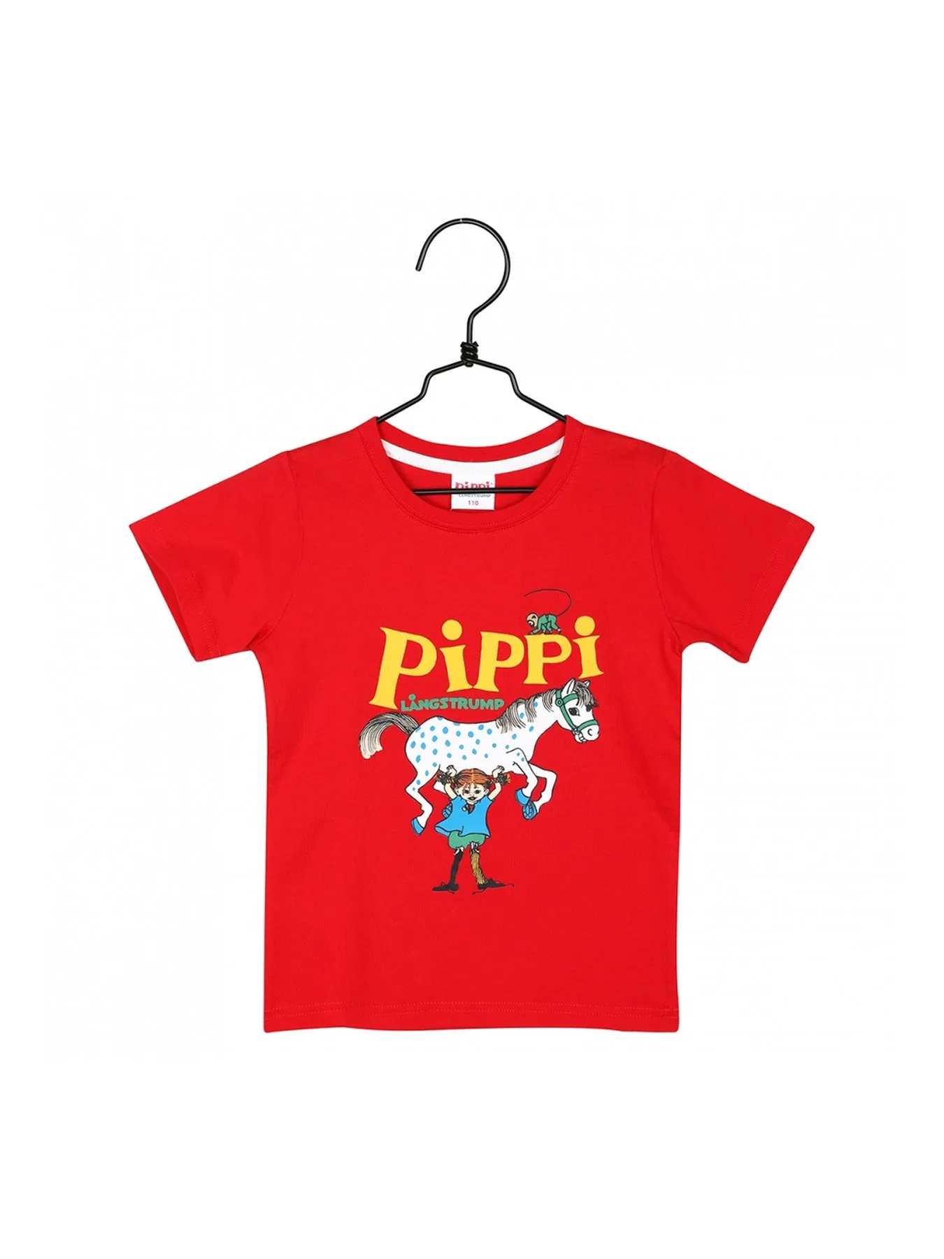 Pippi Longstocking Classic T-shirt - Red 158/164