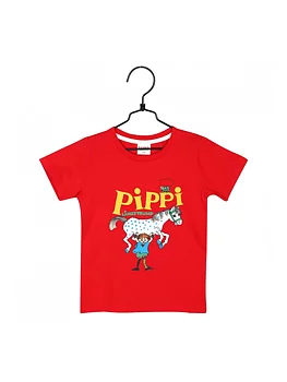 Pippi Longstocking Classic T-shirt - Red 158/164
