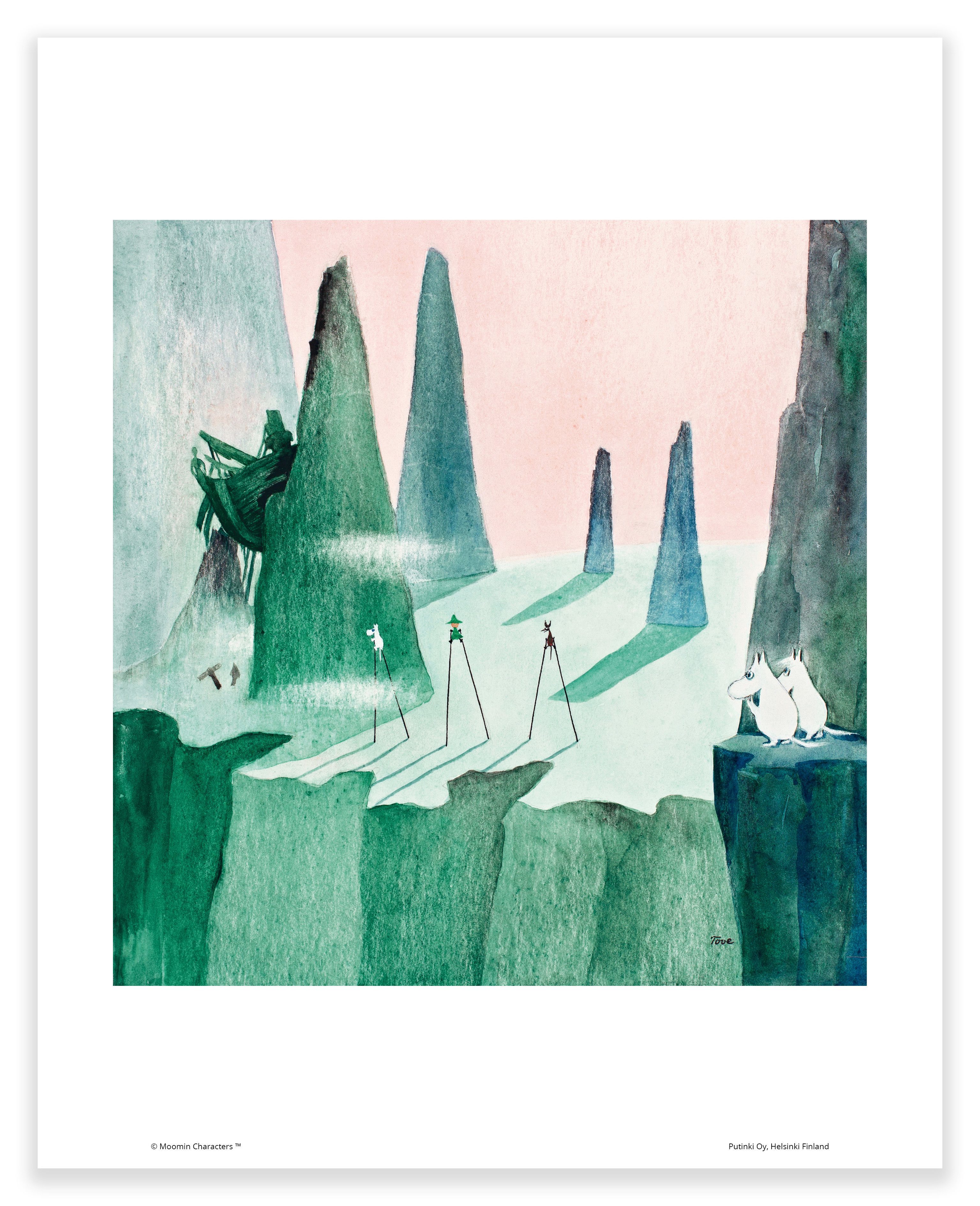 Moomin mini poster - Comet in Moominland 