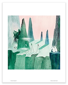 Mumin mini poster - Kometen kommer