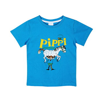 Pippi Longstocking Classic T-shirt - Blue 158/164
