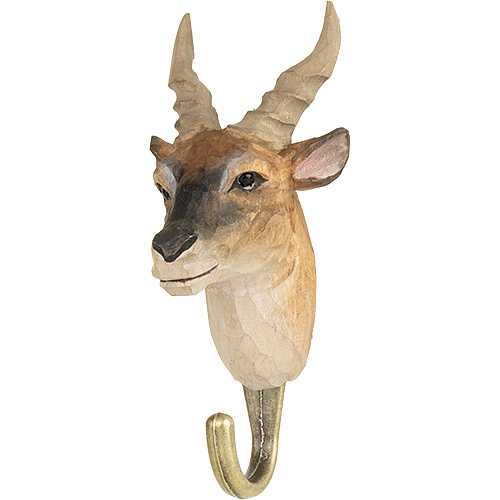 Handcarved hook Antelope