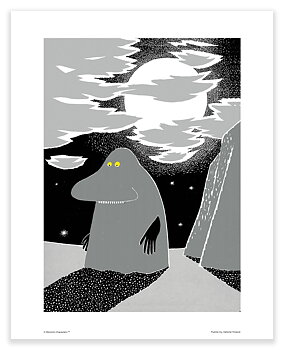 Mumin mini poster - Mårran 