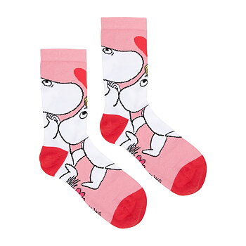 Moomin Dearest Socks Pink size 39/41