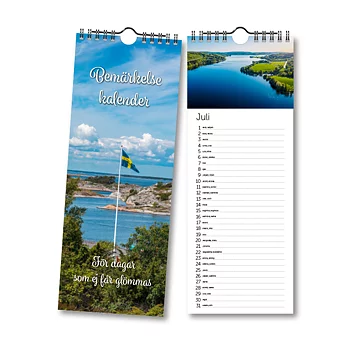Födelsedagskalender / Bemärkelsekalender Sverige