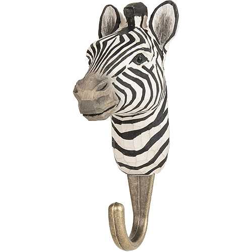Handsnidad hängare Zebra