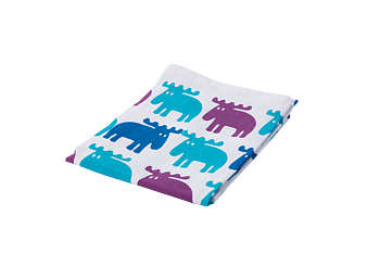 Kitchen towel Moose, blue