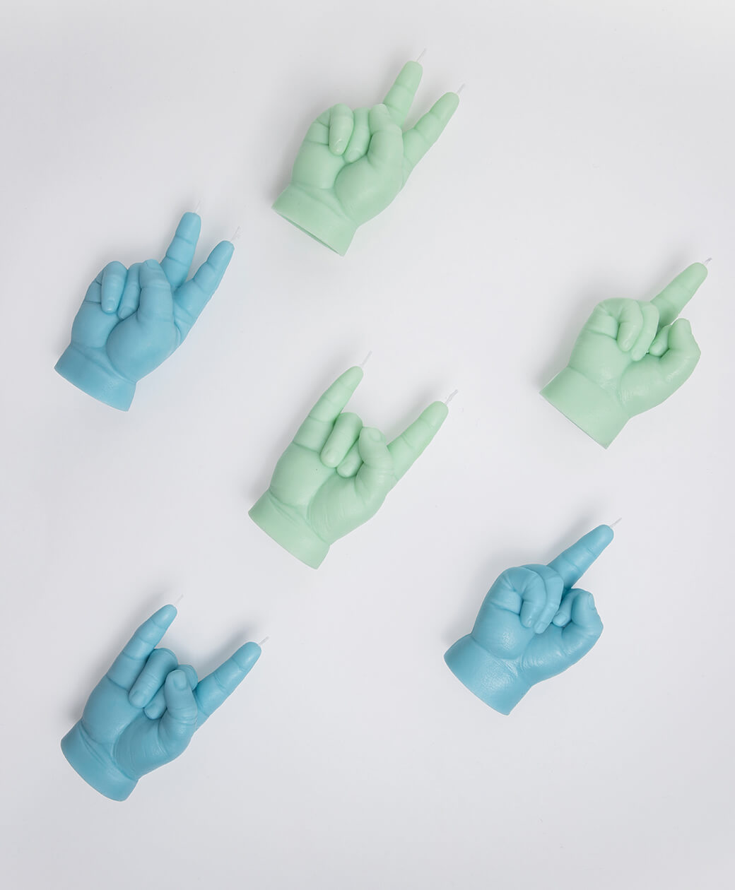 Ljus Babyhand - Peace, ljusblå - 4
