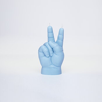 Candle Hand Baby - Peace, blue