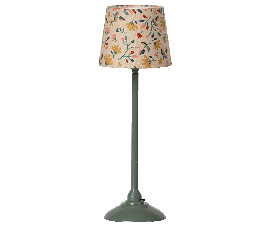 Maileg - Miniature floor lamp Dark mint