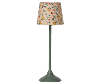 Maileg - Miniature floor lamp Dark mint