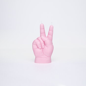 Candle Hand Baby - Peace, pink