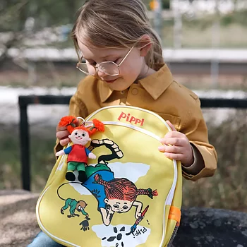 Pippi soft doll with keychain