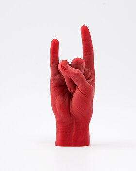 Candle Hand - You Rock, red