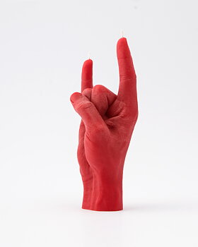 Candle Hand - You Rock, red