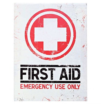 Retro magnet - First Aid