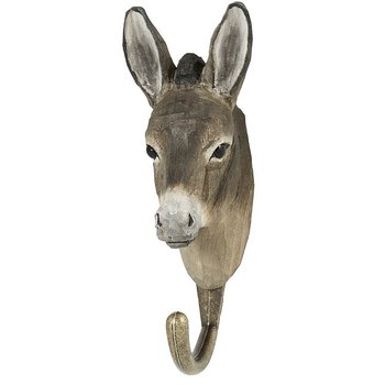 Handcarved hook Donkey
