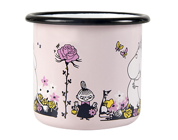Mumin emaljmugg, 3,7 dl - Krama mig
