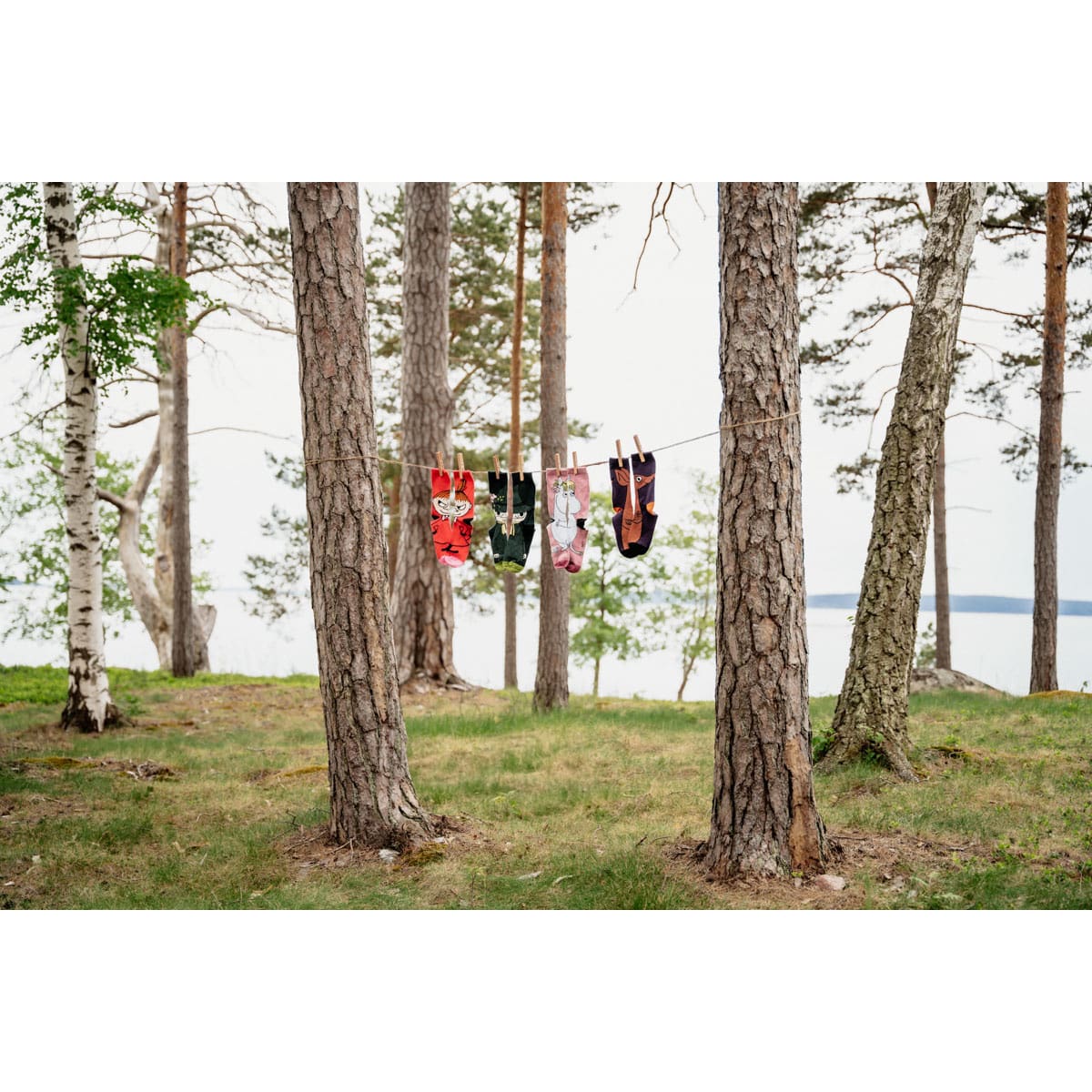 Mumin strumpor 39-41 - Snusmumriken, grön - 4