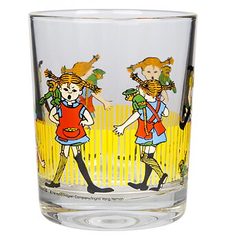 Pippi Longstocking drinking glass, 20 cl