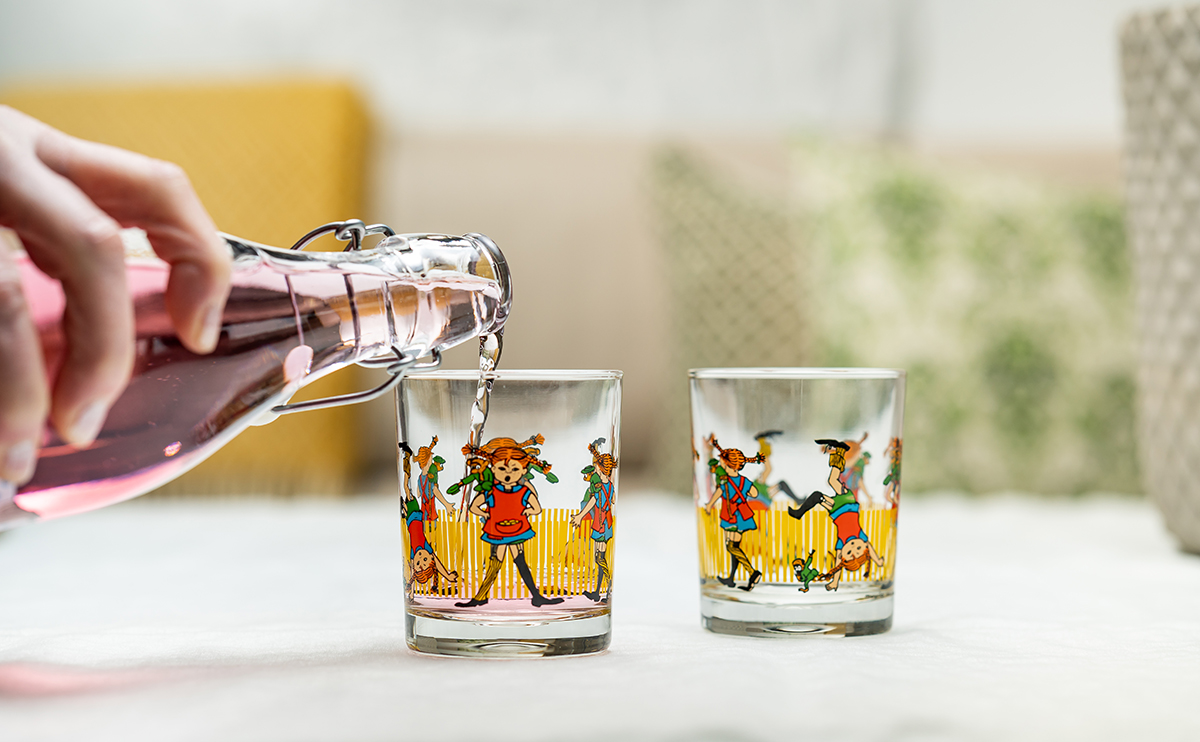 Pippi Longstocking drinking glass, 20 cl - 4