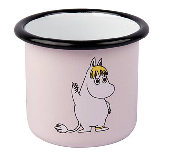 Mumin emaljmugg 2,5 dl - Snorkfröken, rosa