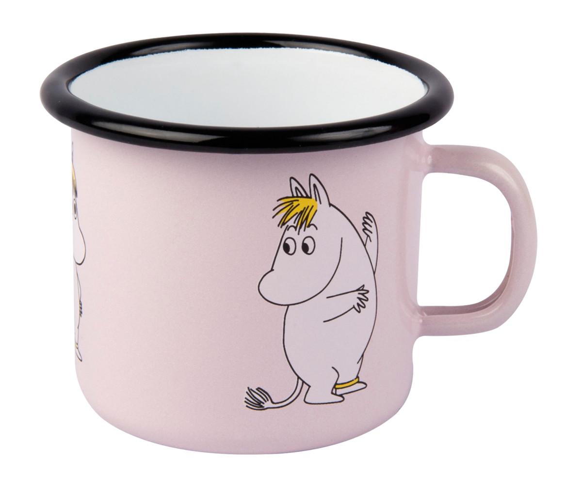 Moomin Enamel Mug 2,5 dl - Snorkmaiden, Light Pink