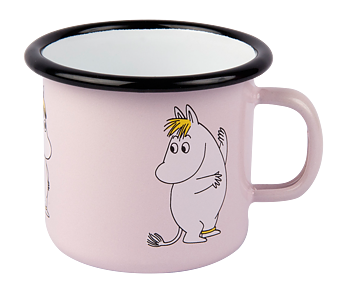 Mumin emaljmugg 2,5 dl - Snorkfröken, rosa
